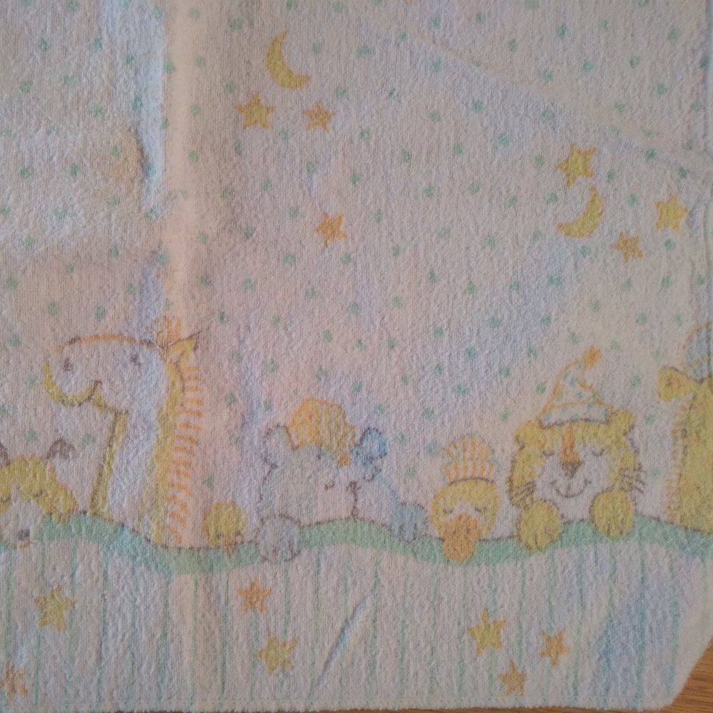 Vintage Animals Cute Horse Bear Duck Cat Baby Bedding Receiving Blanket